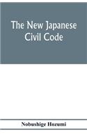 The new Japanese civil code