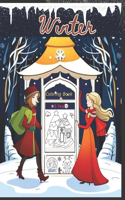 Coloring Winter Book for Kids 3-5 Years