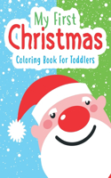 My First Christmas Coloring Book for Toddlers