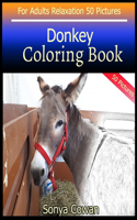 Donkey Coloring Book For Adults Relaxation 50 pictures