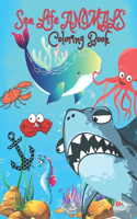 sea life animals coloring book