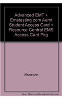 Advanced EMT + Emstesting.com Aemt Student Access Card + Resource Central EMS Access Card Pkg