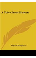 A Voice from Heaven