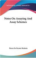 Notes On Assaying And Assay Schemes
