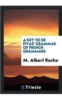 Key to de Fivas' Grammar of French Grammars