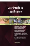 User interface specification Standard Requirements