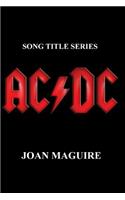 AC/DC Large Print Song Title Series