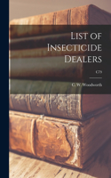 List of Insecticide Dealers; C79