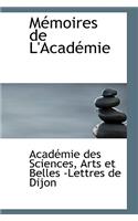 M Moires de L'Acad Mie