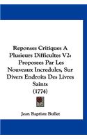 Reponses Critiques a Plusieurs Difficultes V2