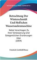 Betrachtung Der Winterschmidt Und Holl'schen Wassersaulenmaschine