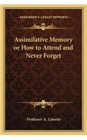 Assimilative Memory or How to Attend and Never Forget