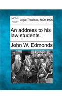 An Address to His Law Students.