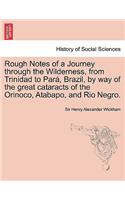 Rough Notes of a Journey Through the Wilderness, from Trinidad to Para, Brazil, by Way of the Great Cataracts of the Orinoco, Atabapo, and Rio Negro.: (English)