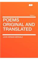 Poems Original and Translated Volume 1