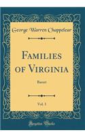 Families of Virginia, Vol. 3: Barret (Classic Reprint)