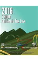 2016 5 Hour California Tax Law