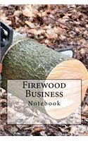 Firewood Business Notebook: Notebook with 150 lined pages