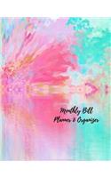 Monthly Bill Planner and Organizer: Budget Planning Journal/Financial Planning Journal(Bill Tracker, Expense Tracker, Home Budget Book/Extra Large)