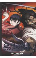 Notebook: Blade of the Immortal, Journal for Writing, College Ruled Size 6" x 9", 110 Pages