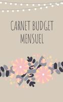 Carnet de notes Carnet Budget Mensuel