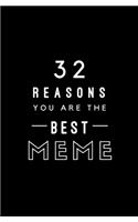 32 Reasons You Are The Best Meme