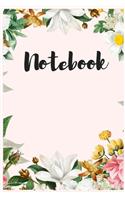 Beautiful Composition Notebook Modern Florals - College Ruled