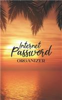 Internet Password Organizer: Username and Password Keeper: Tropical Sunset