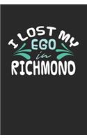I lost my ego in Richmond: 6x9 - notebook - dot grid - city of birth