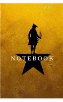 Hamilton Notebook Journal Diary Alexander Hamilton QUOTES Broadway Musical Fully LINED pages
