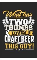 What Has Two Thumbs And Loves Craft Beer