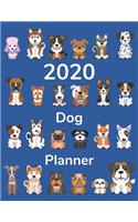 2020 Dog Planner: MANY DOGS INSIDE! Daily Weekly Monthly Yearly Calendar Planner - January 2020 through December 2020 - 12 Month Planner - 2020 Monthly Planner - To D