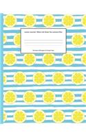 Lemon Journal: When Life Gives You Lemons Plan / 100 sheets (200 pages) 5x5 Graph Paper / High-quality matte cover for a professional finish / Perfect size at 8.5"