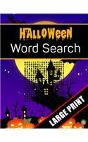 Halloween Word Search Large Print
