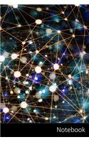 Notebook: Netzwerk, Kontrolle, Informatik, Technik Notizbuch / Tagebuch / Schreibheft / Notizen - 6 x 9 Zoll (15,24 x 22,86 cm), 150 Seiten, glänzende Oberflä