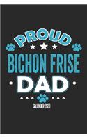 Proud Bichon Frise Dad Calendar 2020