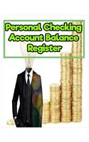 Personal Checking Account Balance Register