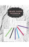 Graph Paper Notebook 1/4 inch squares