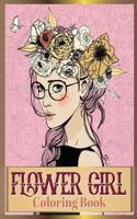 Flower Girl Coloring Book