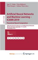 Artificial Neural Networks and Machine Learning - ICANN 2019