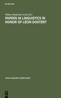 Papers in Linguistics in Honor of Léon Dostert