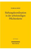 Haftungskoordination in der arbeitsteiligen Pflichtenkette