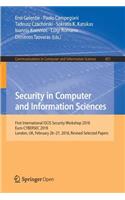 Security in Computer and Information Sciences