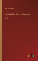 history of the reign of Queen Anne