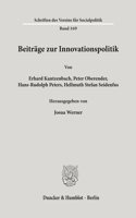 Beitrage Zur Innovationspolitik