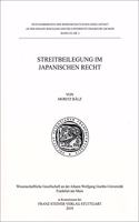 Streitbeilegung Im Japanischen Recht