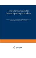 Mitteilungen Der Deutschen Materialprüfungsanstalten