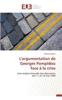 L'Argumentation de Georges Pompidou Face À La Crise