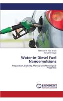 Water-In-Diesel Fuel Nanoemulsions