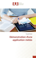 Démonstration d'une application météo